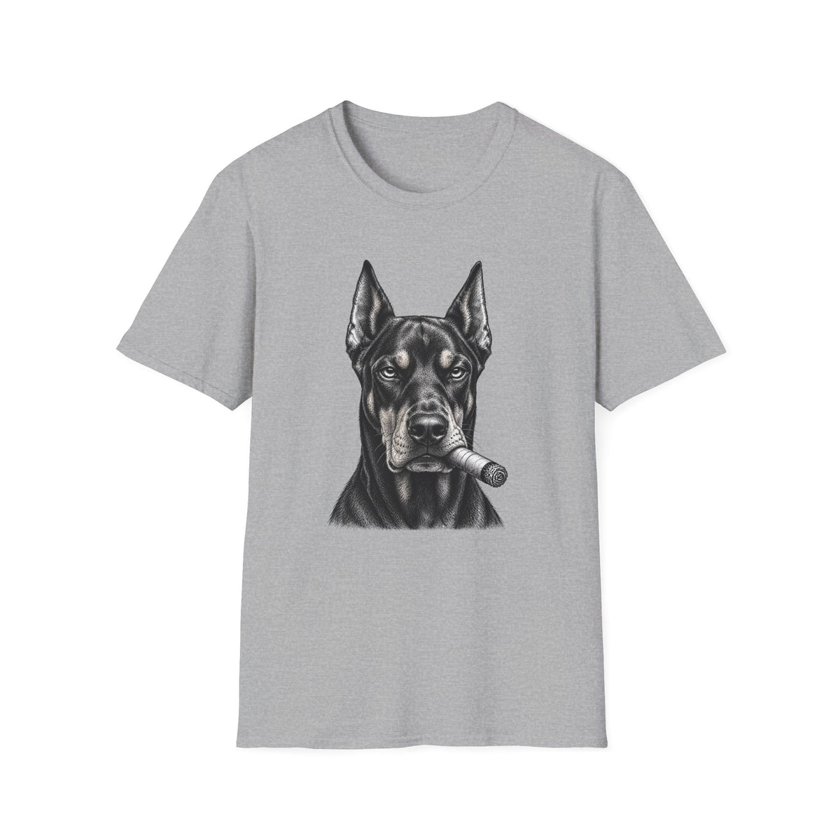 Doberman Pinscher with a Cigar T-Shirt