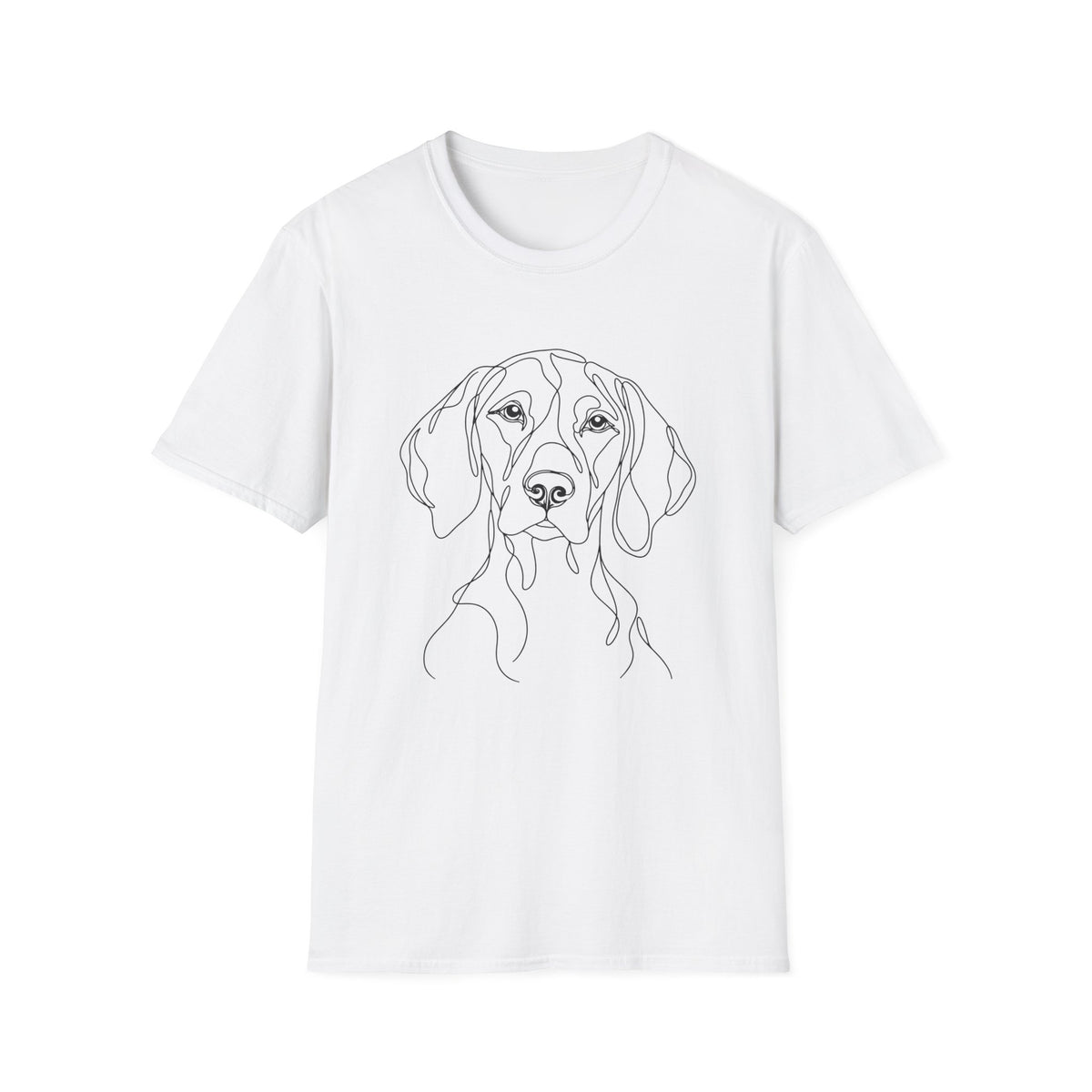 German Shorthaired Pointer line art T-Shirt
