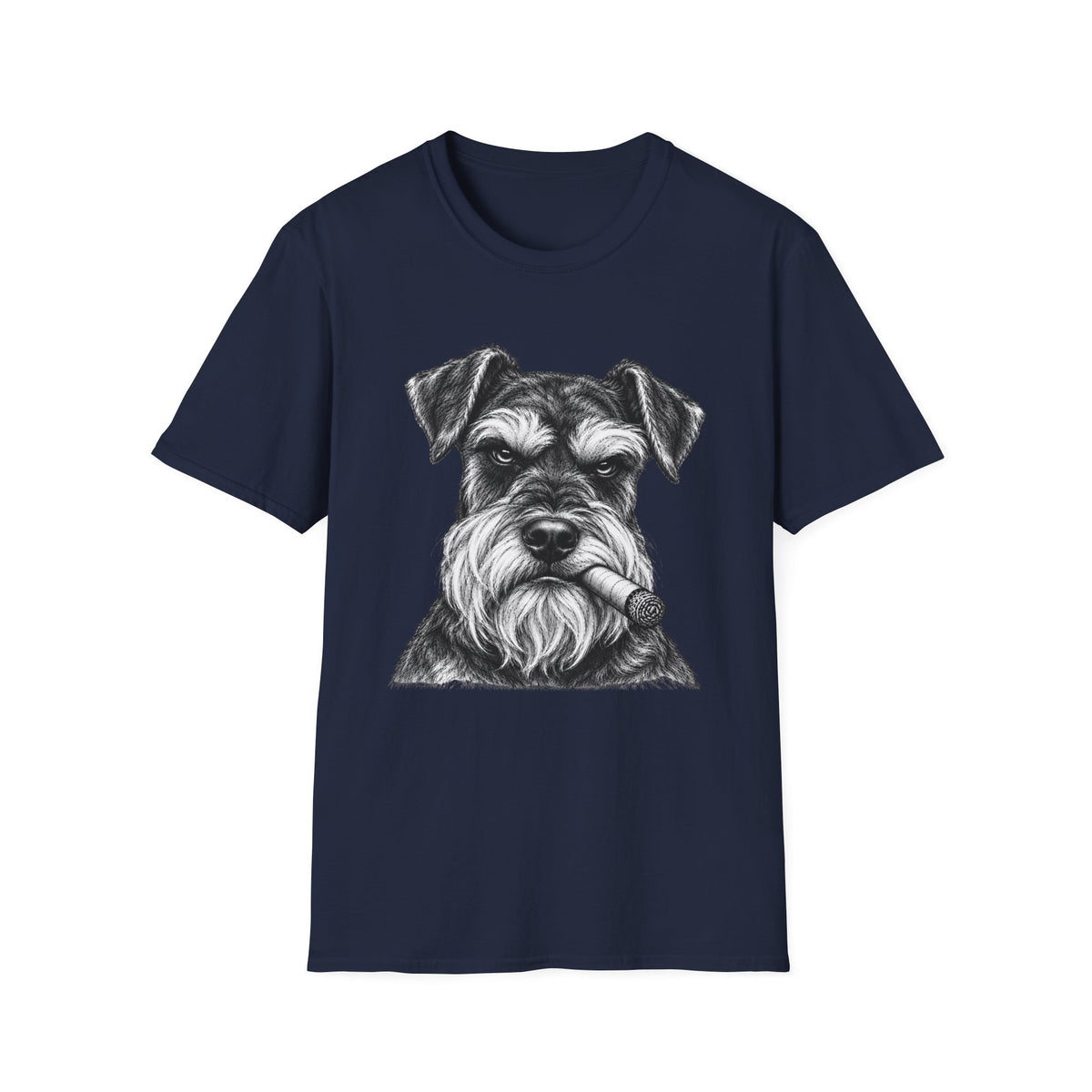 Schnauzer with a Cigar T-Shirt