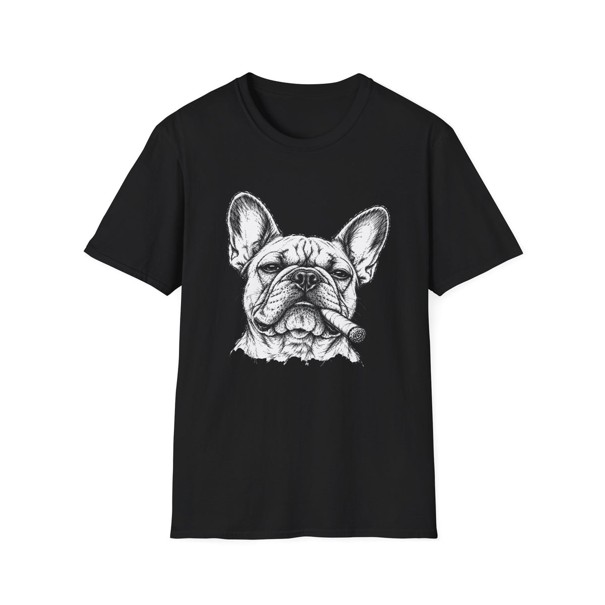 French Bulldog with a Cigar T-Shirt
