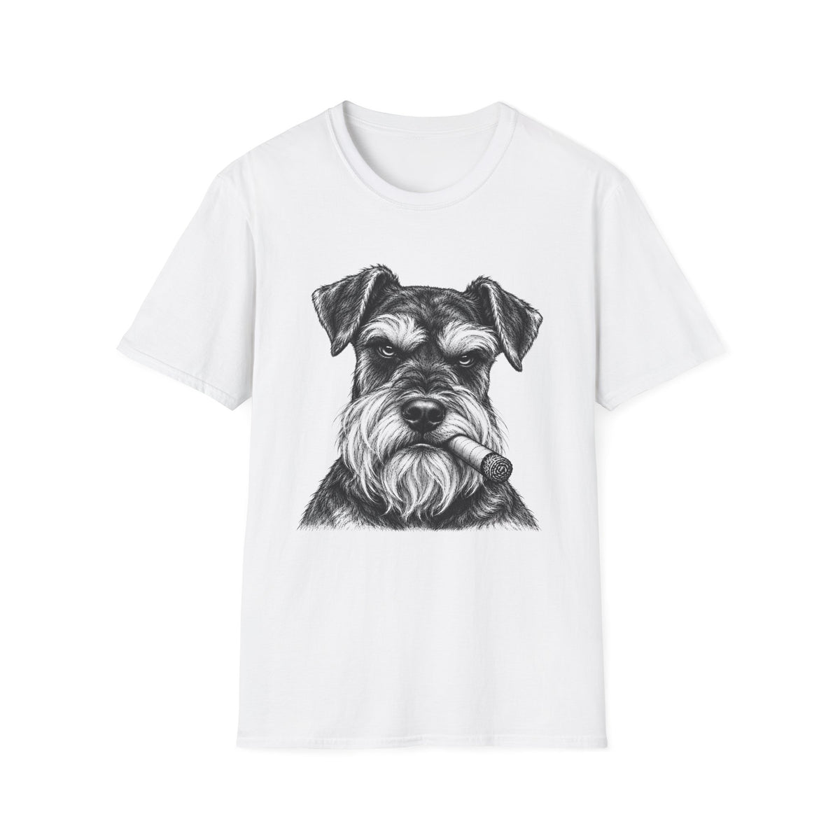 Schnauzer with a Cigar T-Shirt