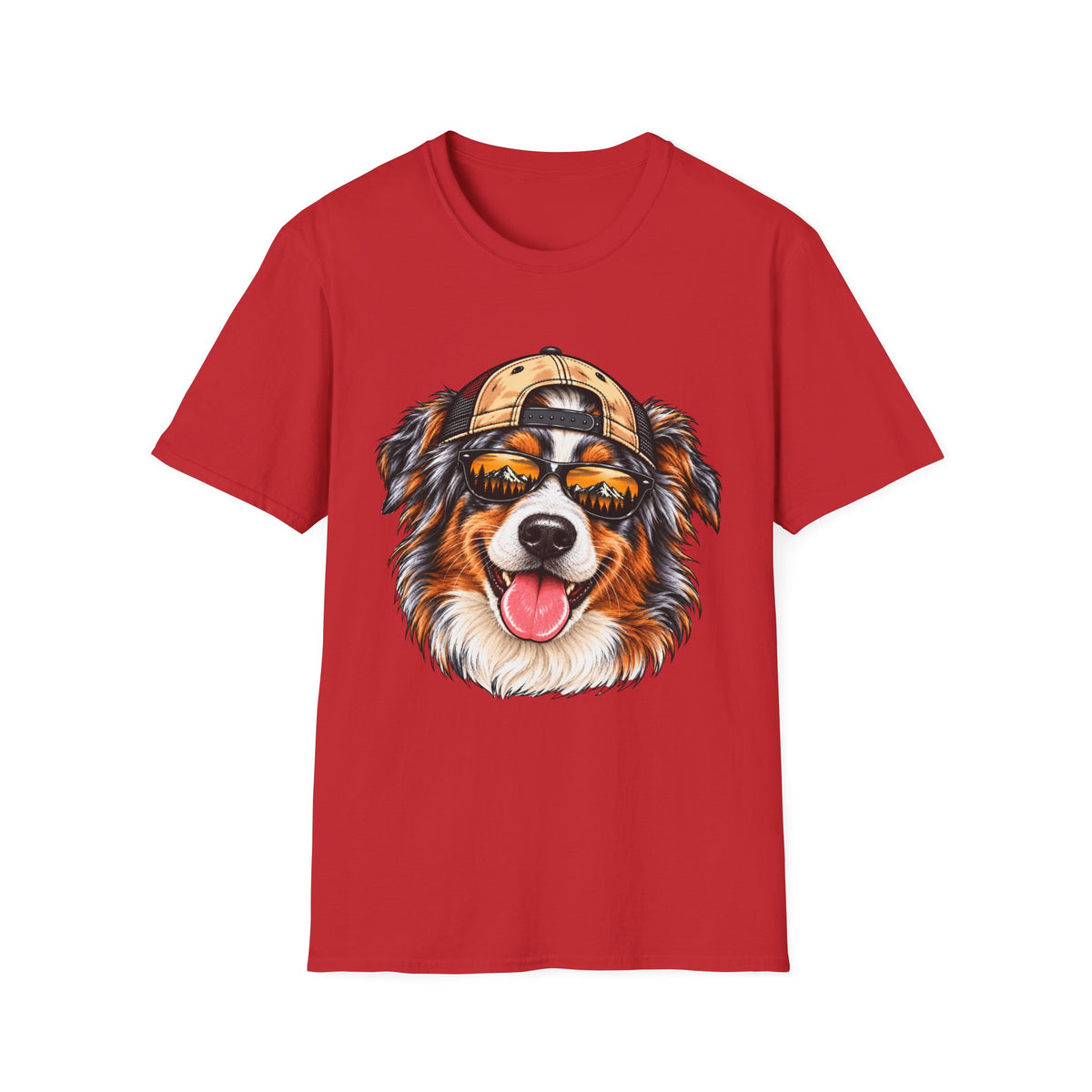 Australian Shepherd Hat backwards T-Shirt