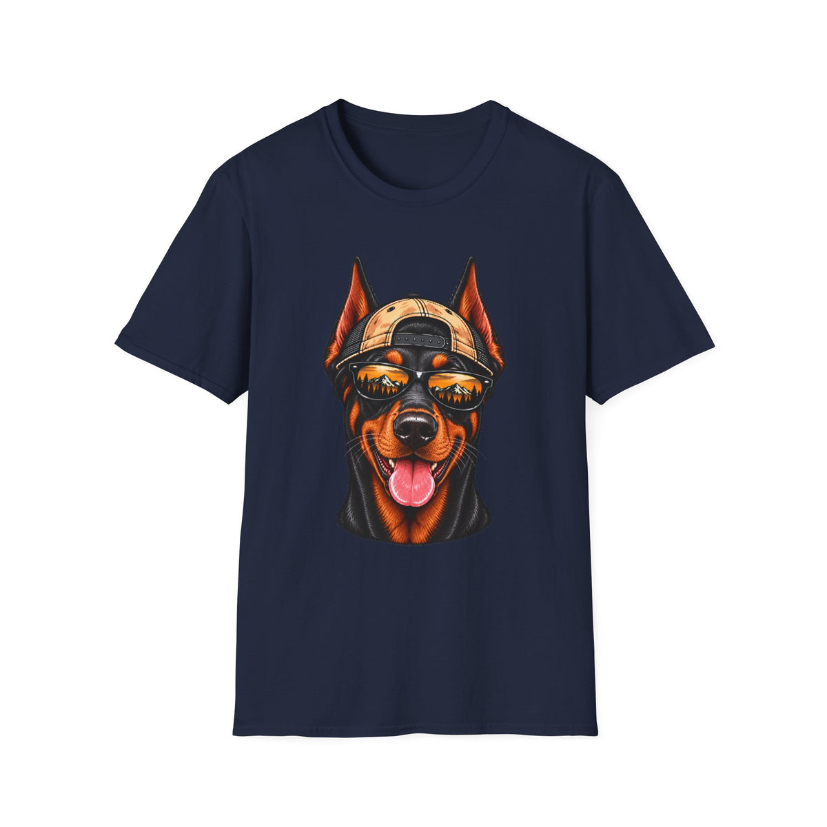 Doberman Pinscher Hat backwards T-Shirt