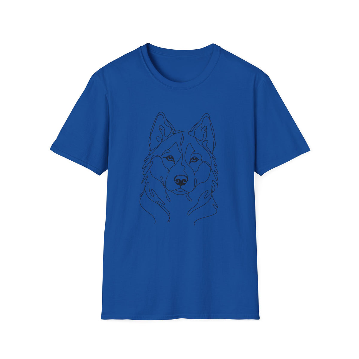 Husky Line art T-Shirt