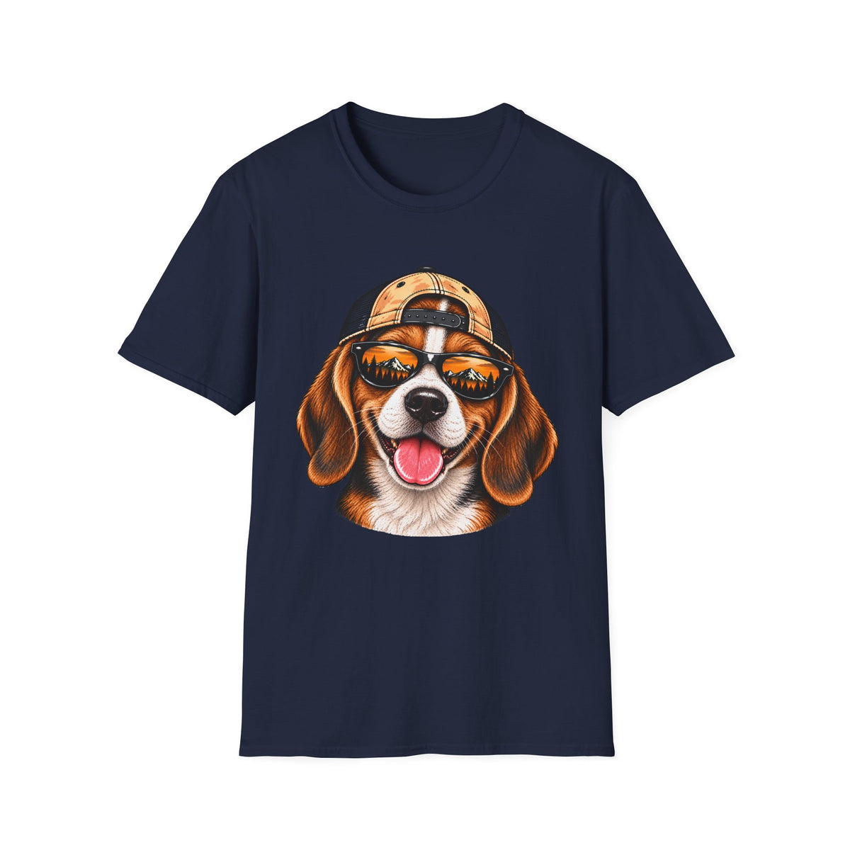 Beagle Hat backwards T-Shirt