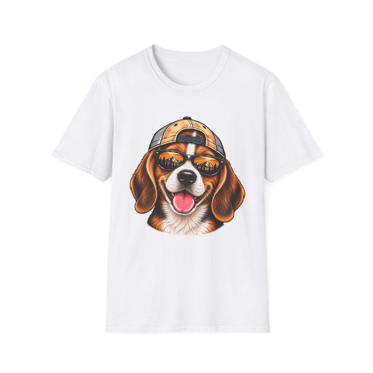 Beagle Hat backwards T-Shirt