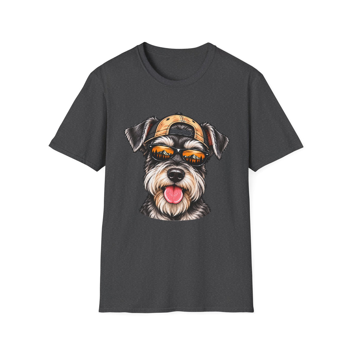 Schnauzer Hat backwards T-Shirt