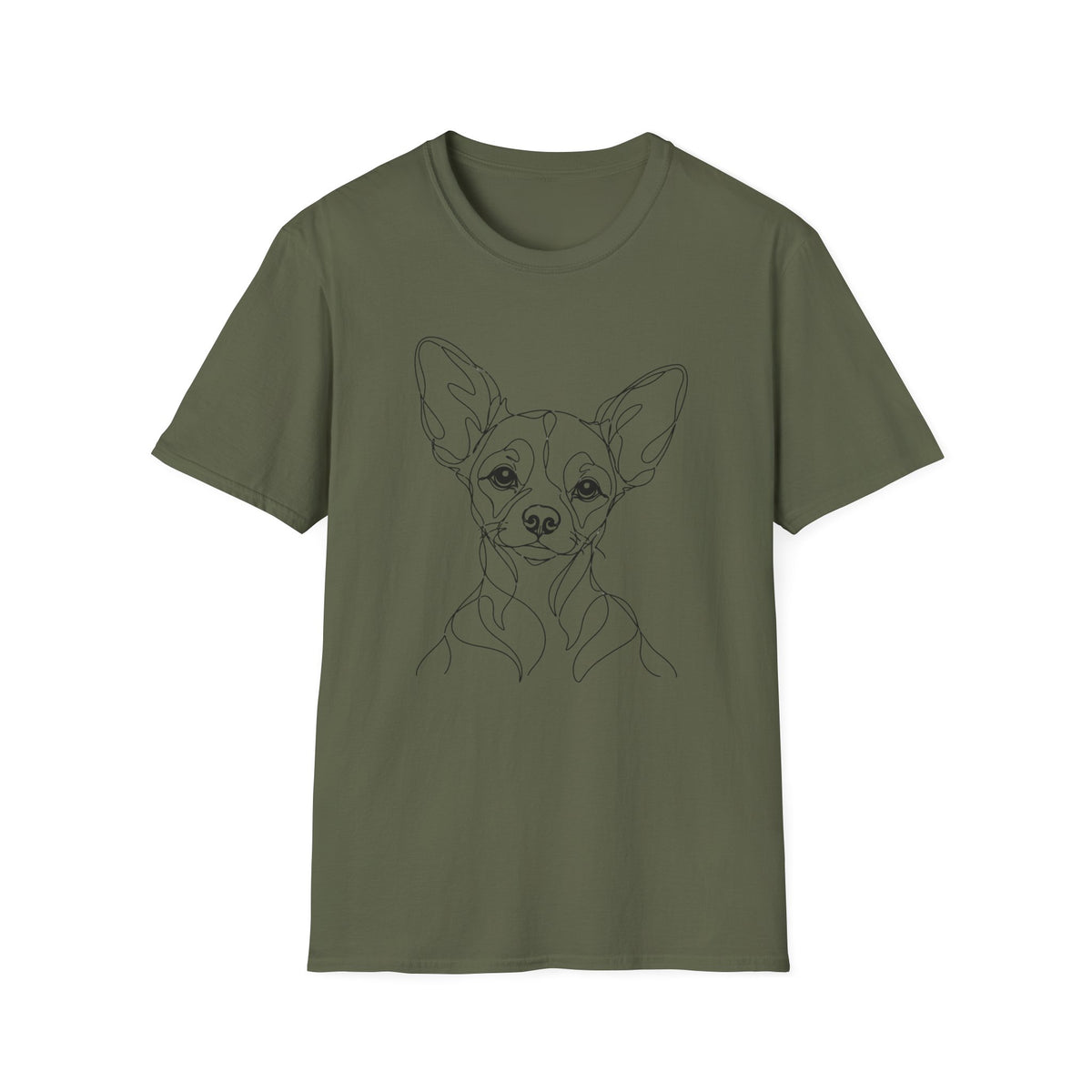 Chihuahua Line art T-Shirt