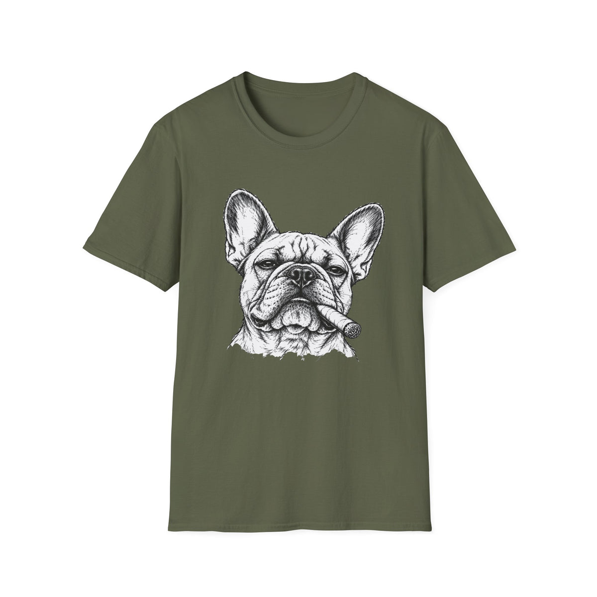 French Bulldog with a Cigar T-Shirt
