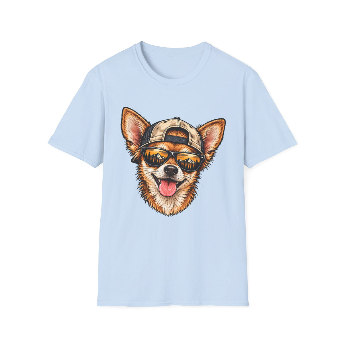 Chihuahua Hat backwards T-Shirt