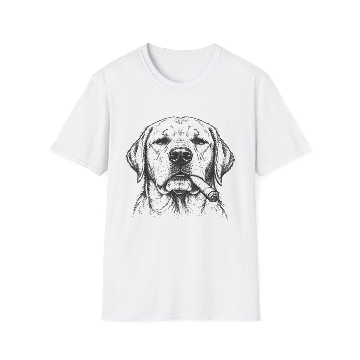 Labrador Retriever with a Cigar T-Shirt