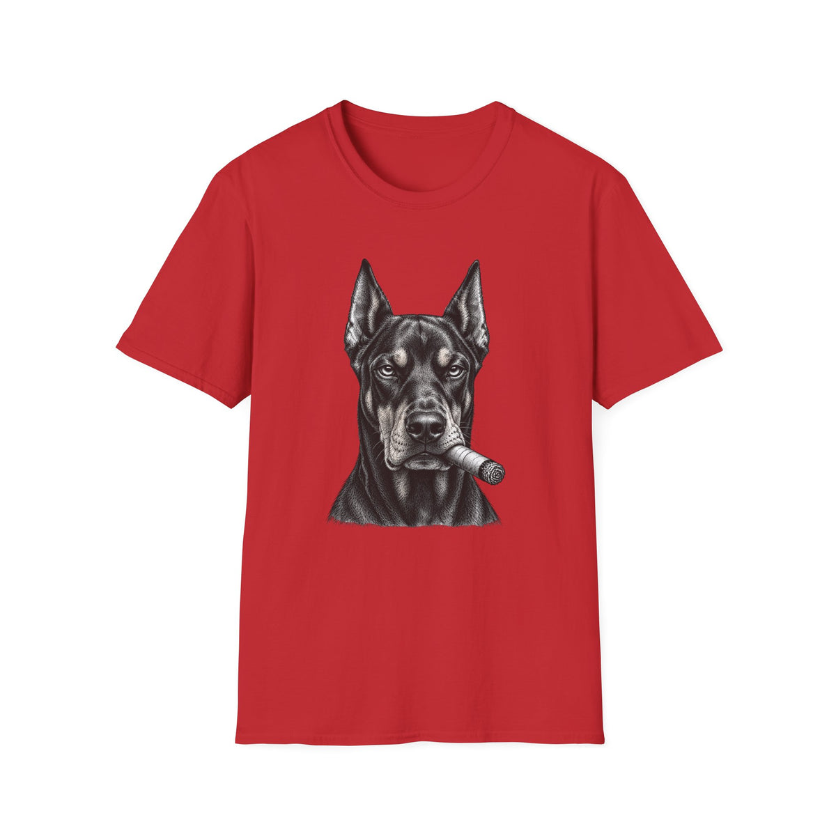 Doberman Pinscher with a Cigar T-Shirt