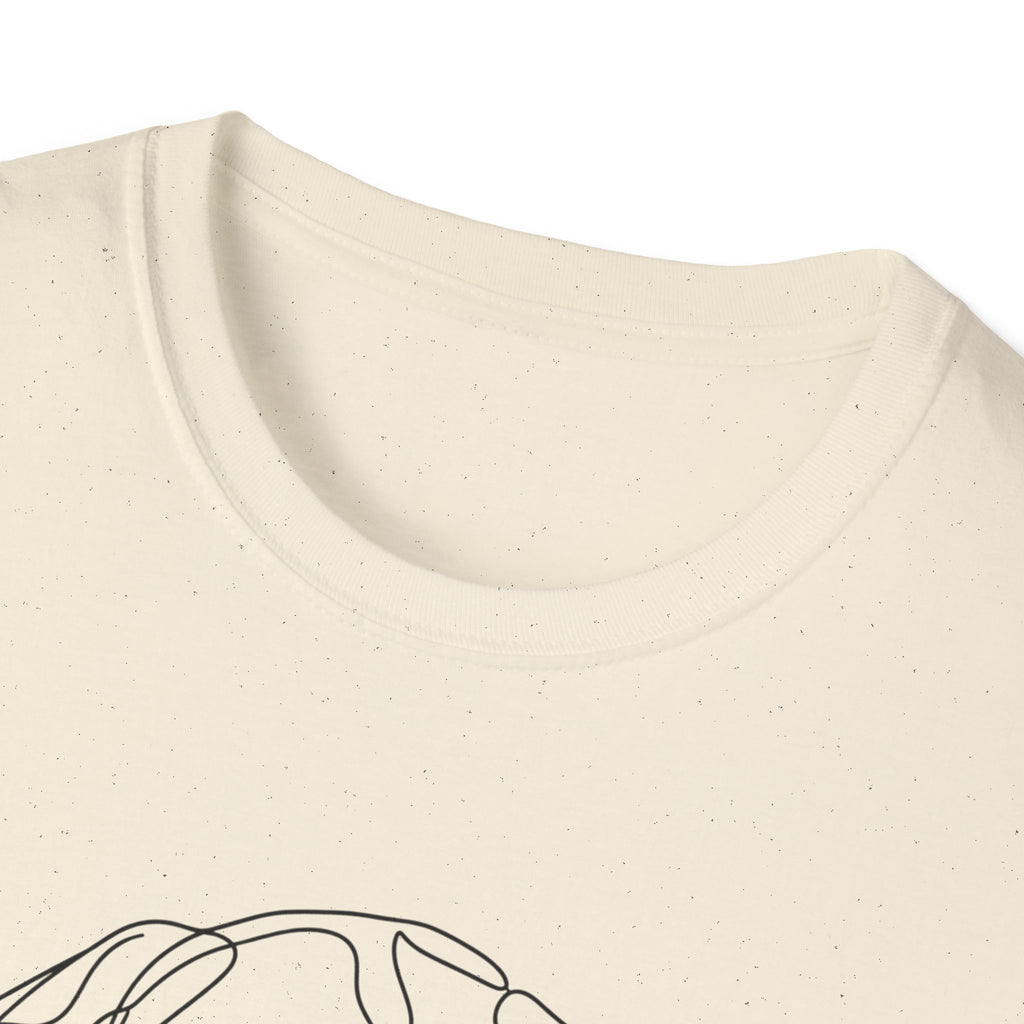 German Shorthaired Pointer line art T-Shirt
