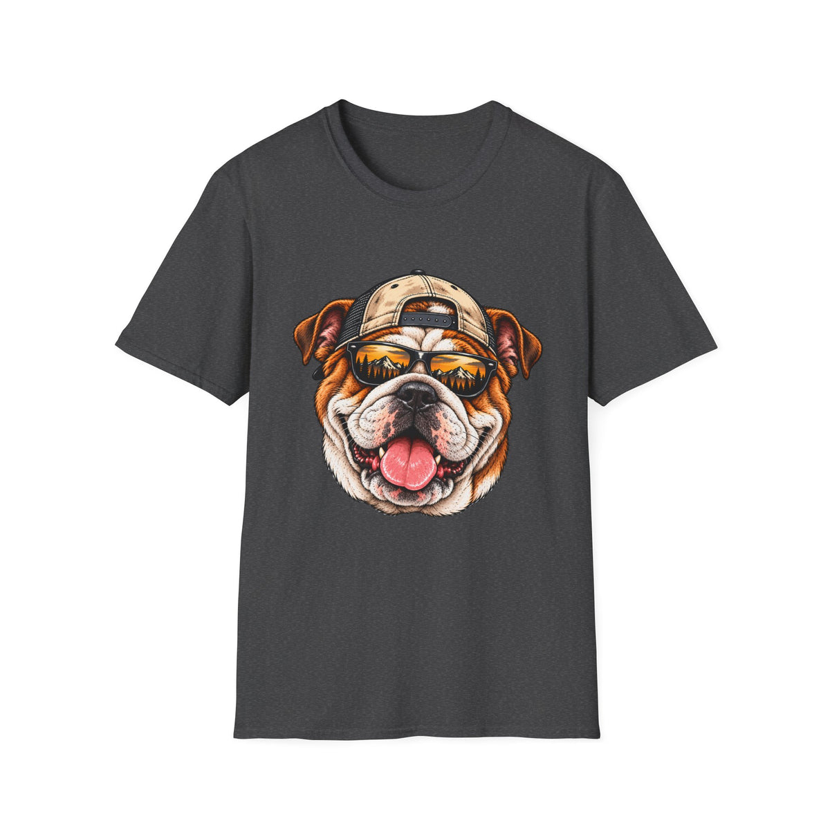 Bulldog Hat backwards T-Shirt