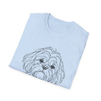 Shih Tzu Line art T-Shirt