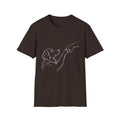 Fist bump Paw (white lines) T-Shirt