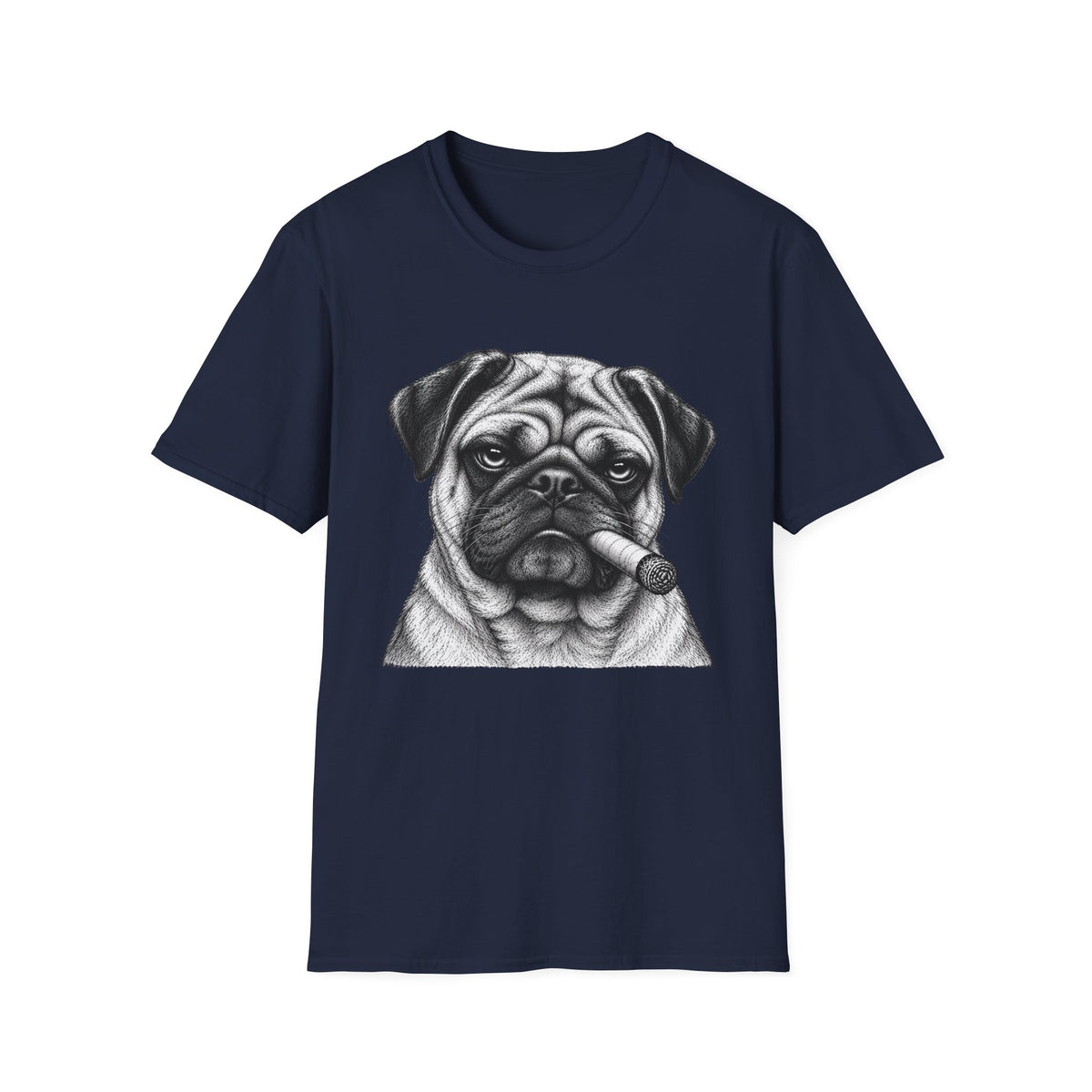 Pug with a Cigar T-Shirt