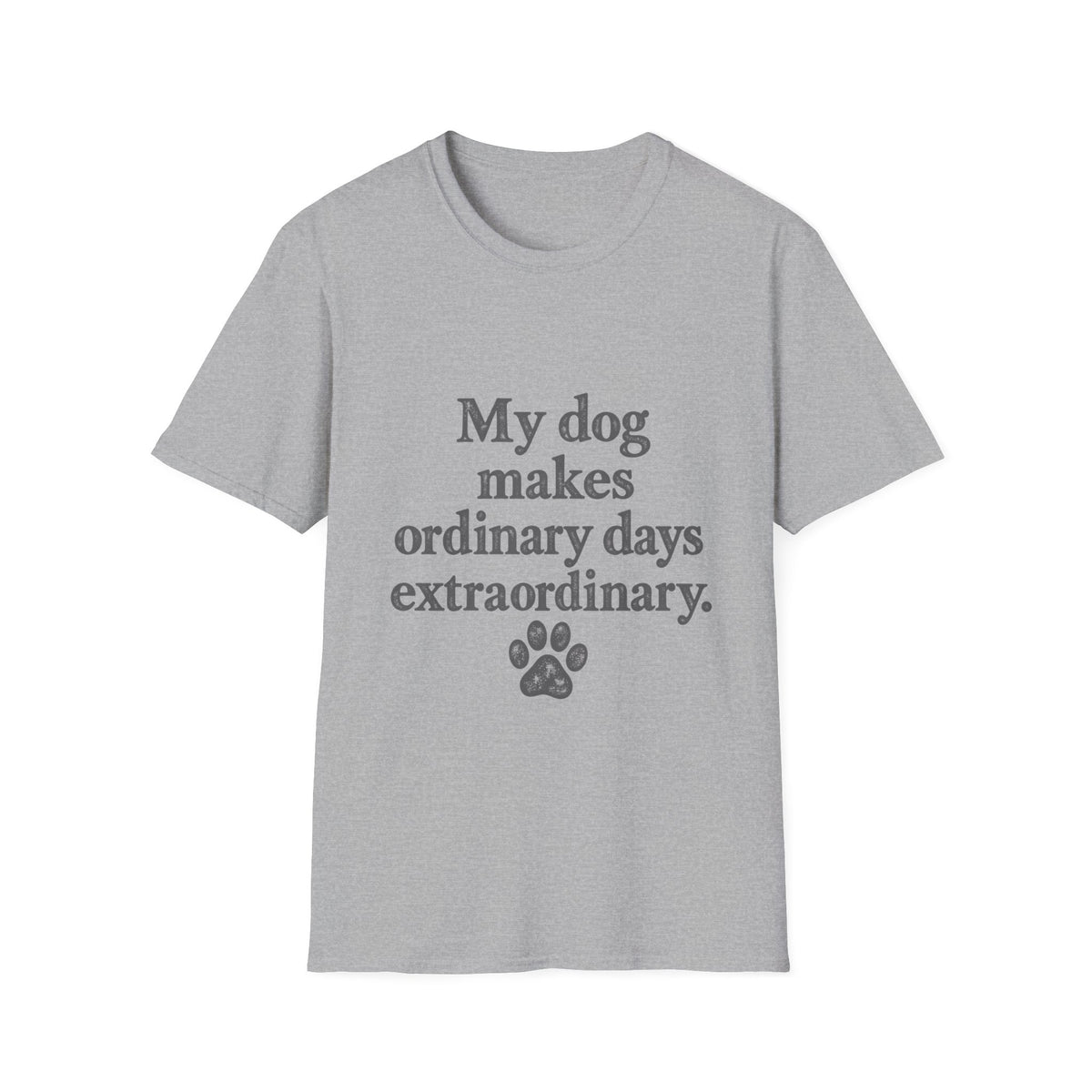My dog makes ordinary days extraordinary T-Shirt