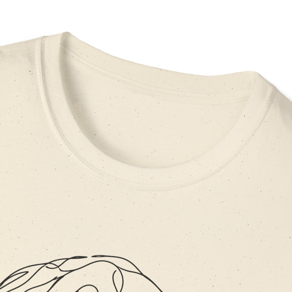 Golden Retriever Line art T-Shirt