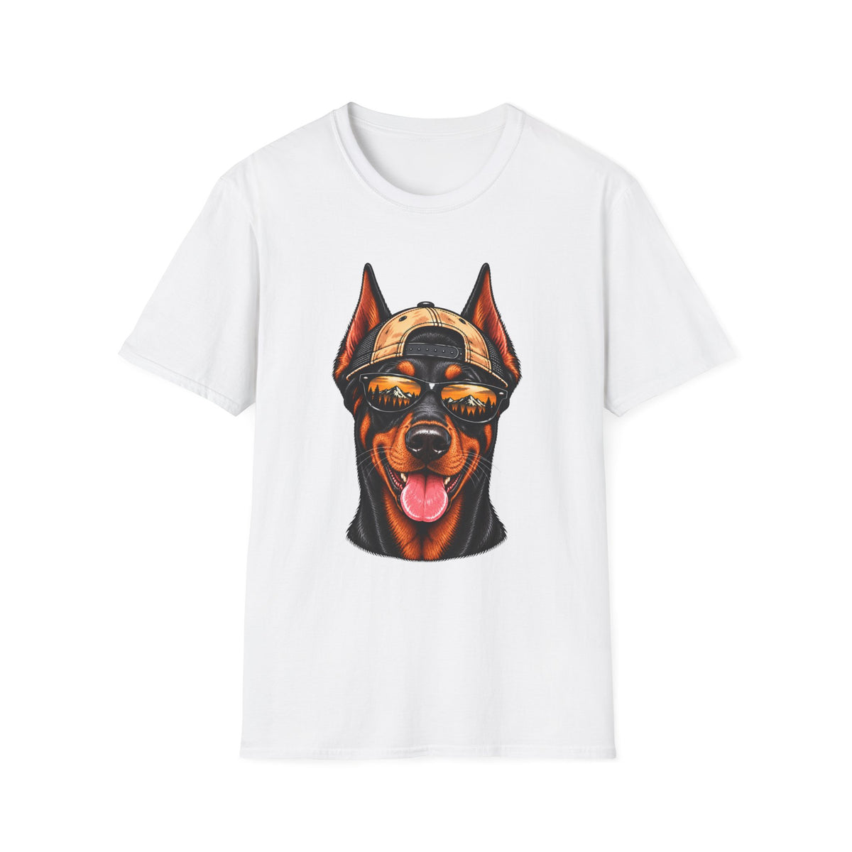 Doberman Pinscher Hat backwards T-Shirt