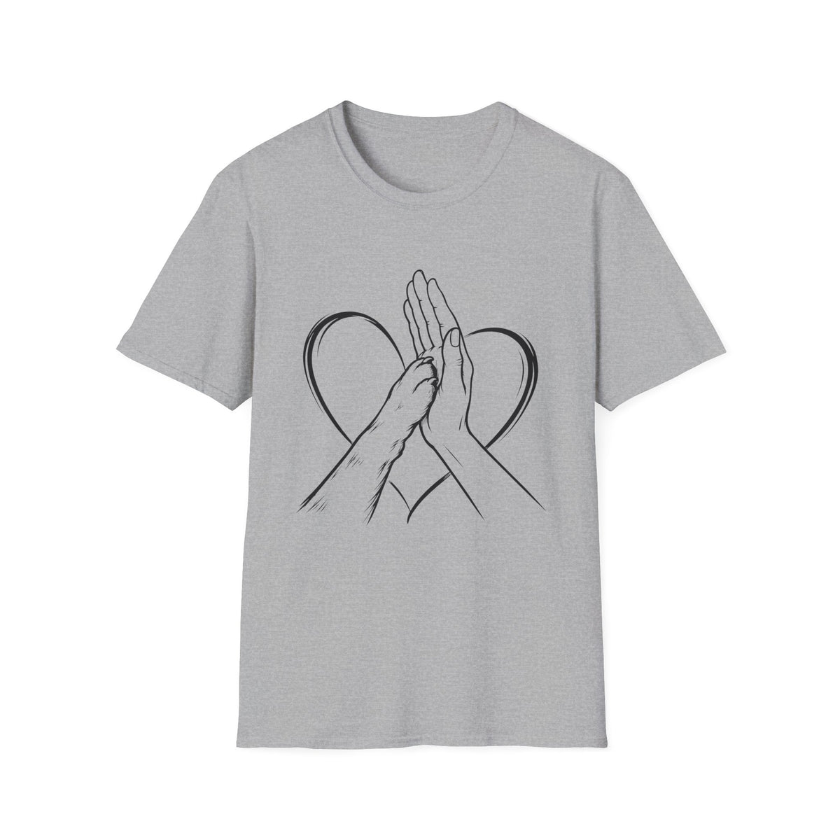 Paw touching Hand T-Shirt