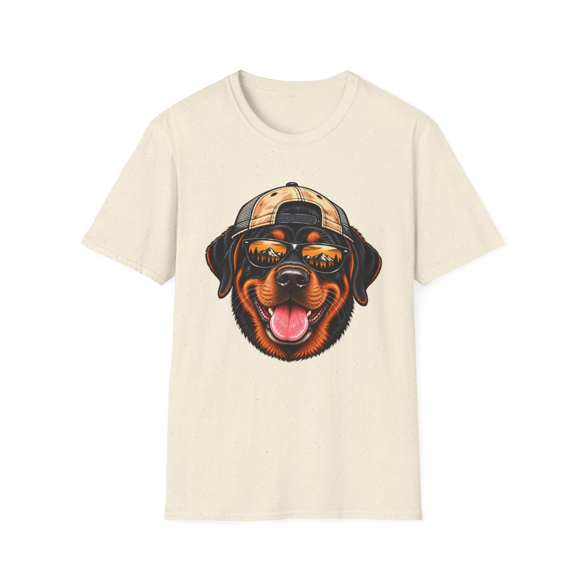 Rottweiler Hat backwards T-Shirt