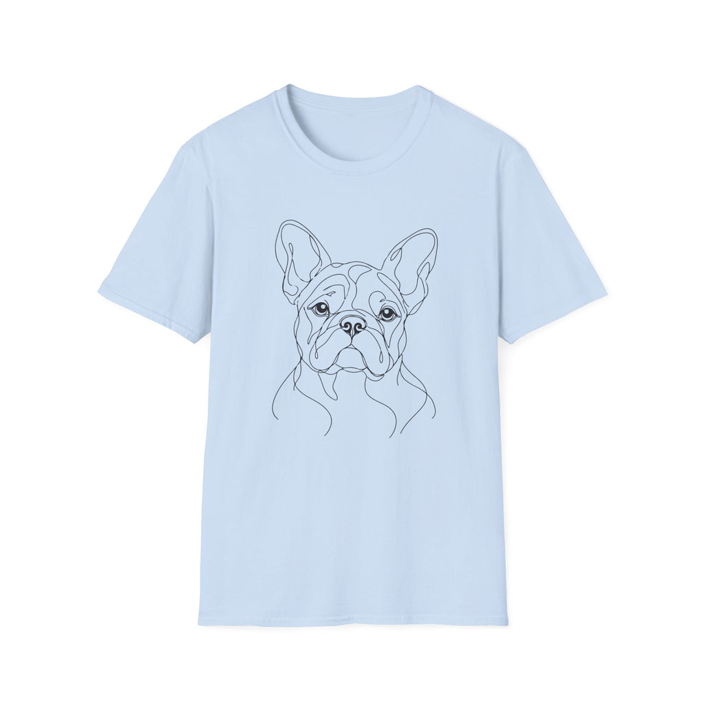 French Bulldog Line art T-Shirt