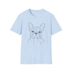 French Bulldog Line art T-Shirt