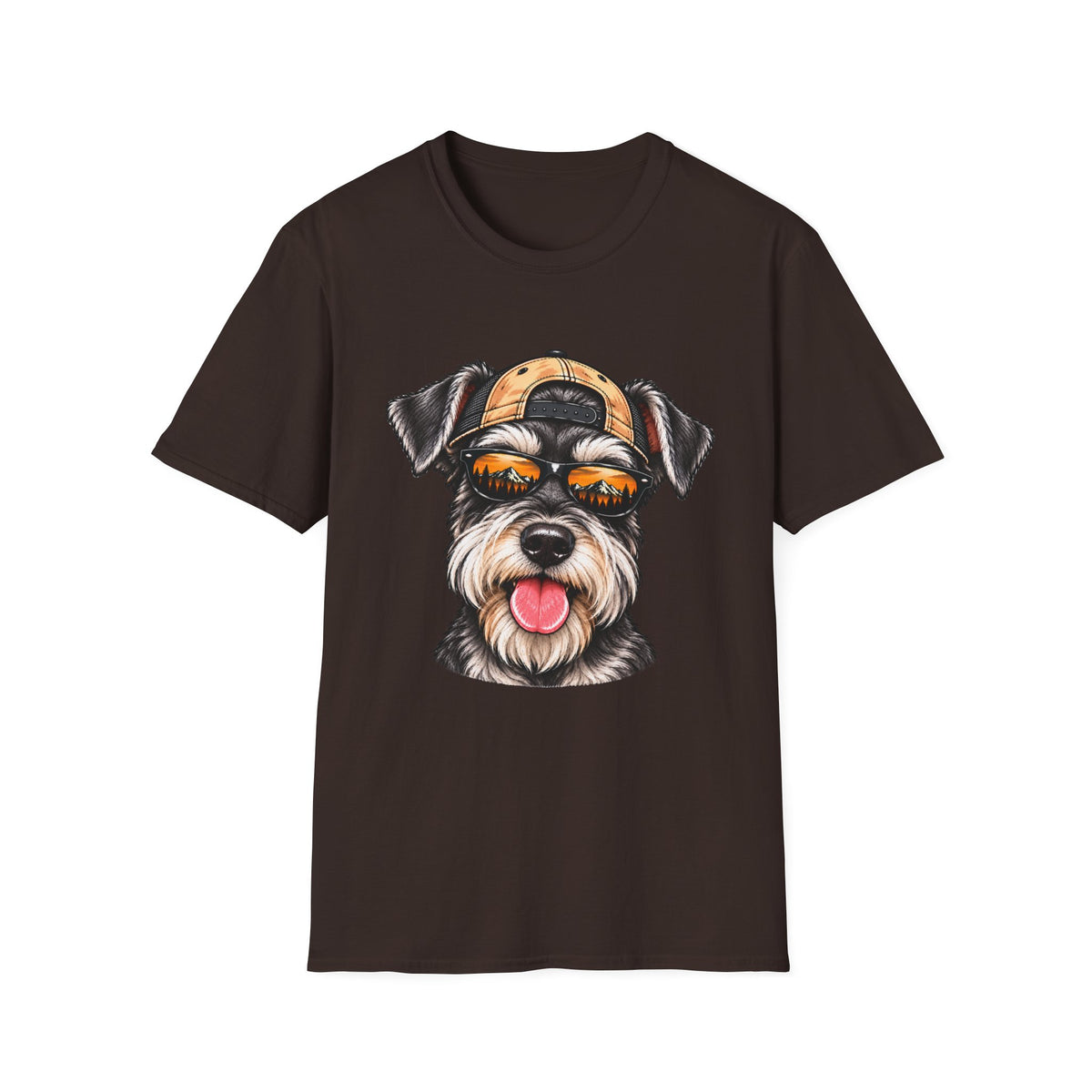 Schnauzer Hat backwards T-Shirt