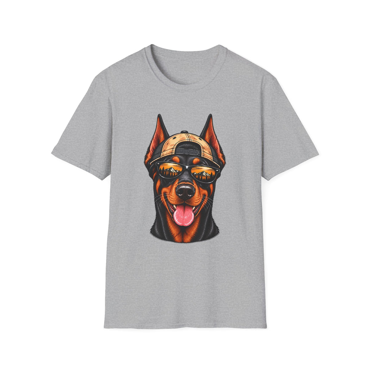 Doberman Pinscher Hat backwards T-Shirt
