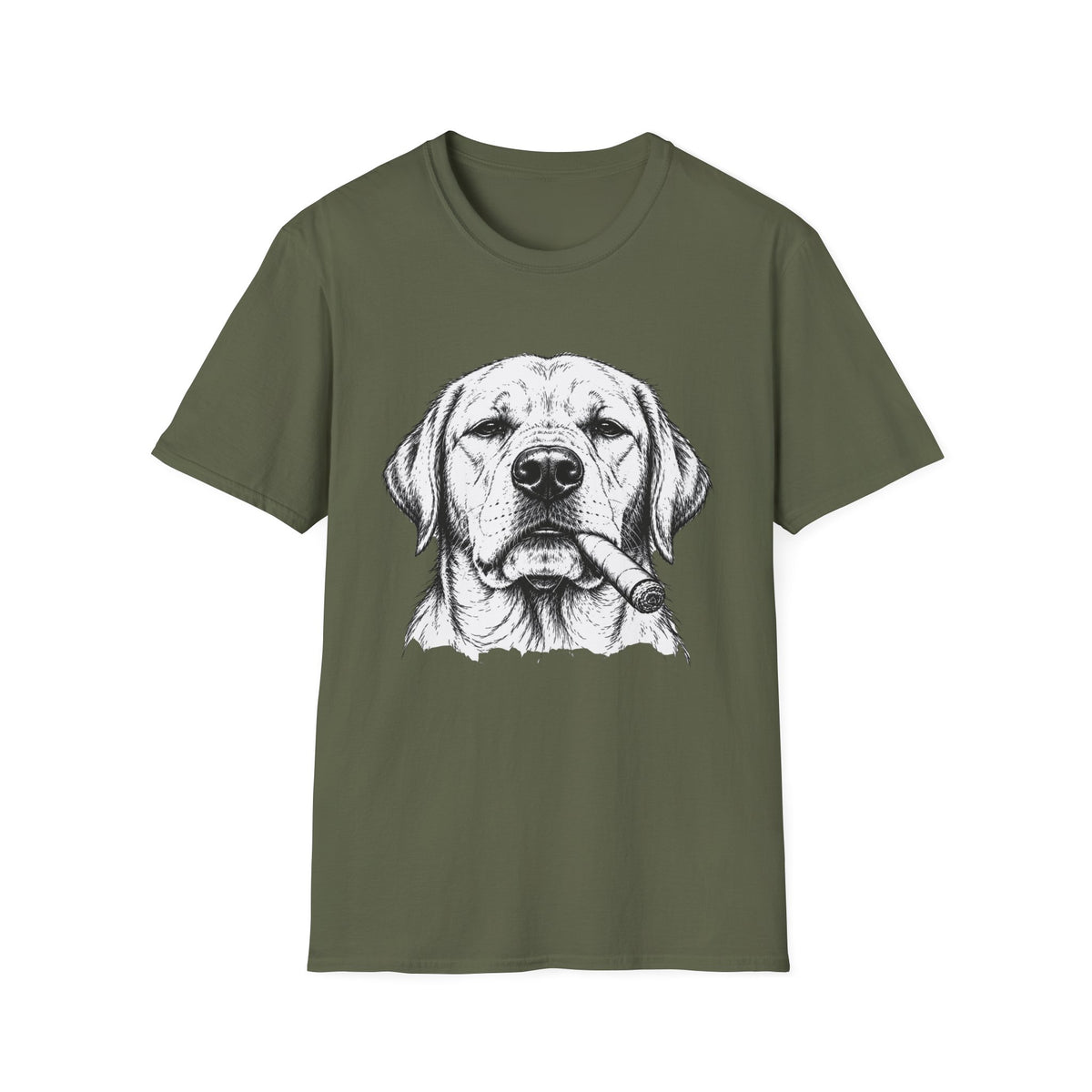 Labrador Retriever with a Cigar T-Shirt