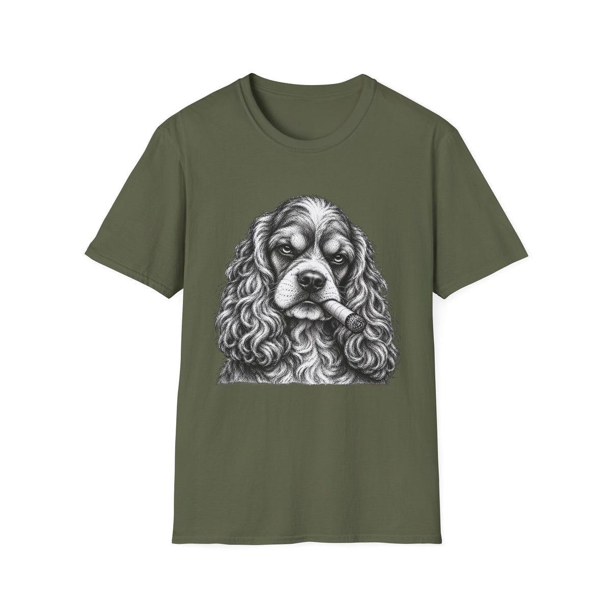 Cocker Spaniel with a Cigar T-Shirt