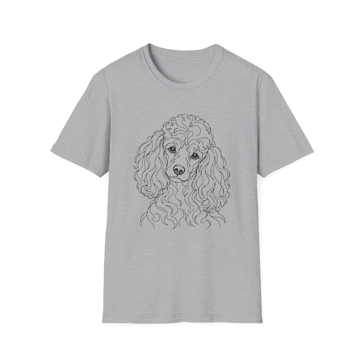 Poodle Line art T-Shirt