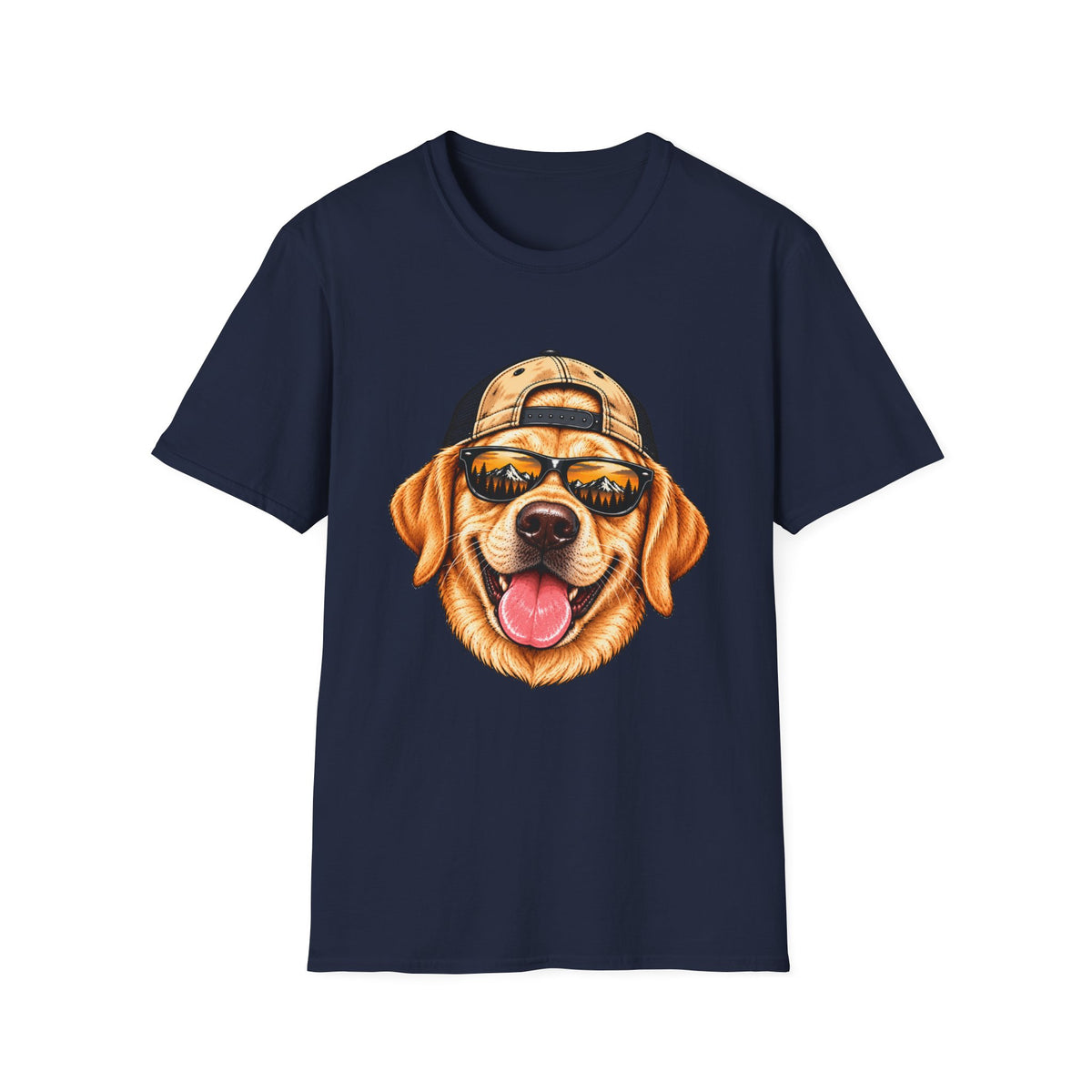 Yellow Lab Hat backwards T-Shirt