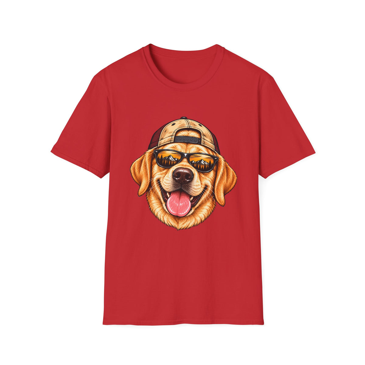 Yellow Lab Hat backwards T-Shirt