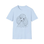 Poodle Line art T-Shirt