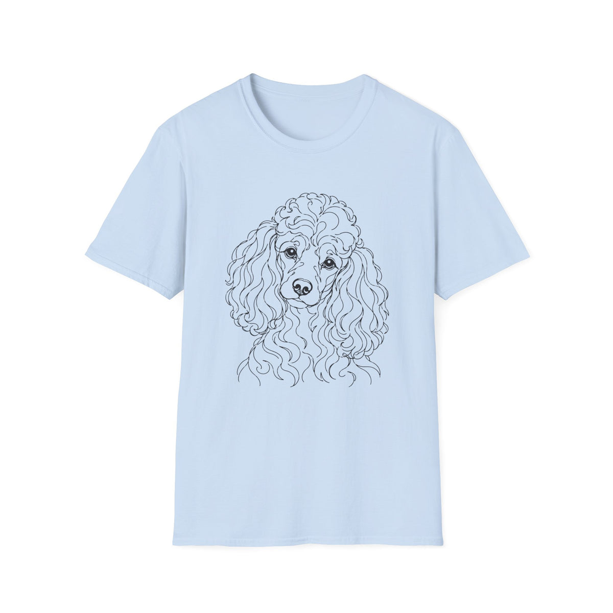 Poodle Line art T-Shirt