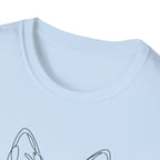 German Shepherd Line art T-Shirt