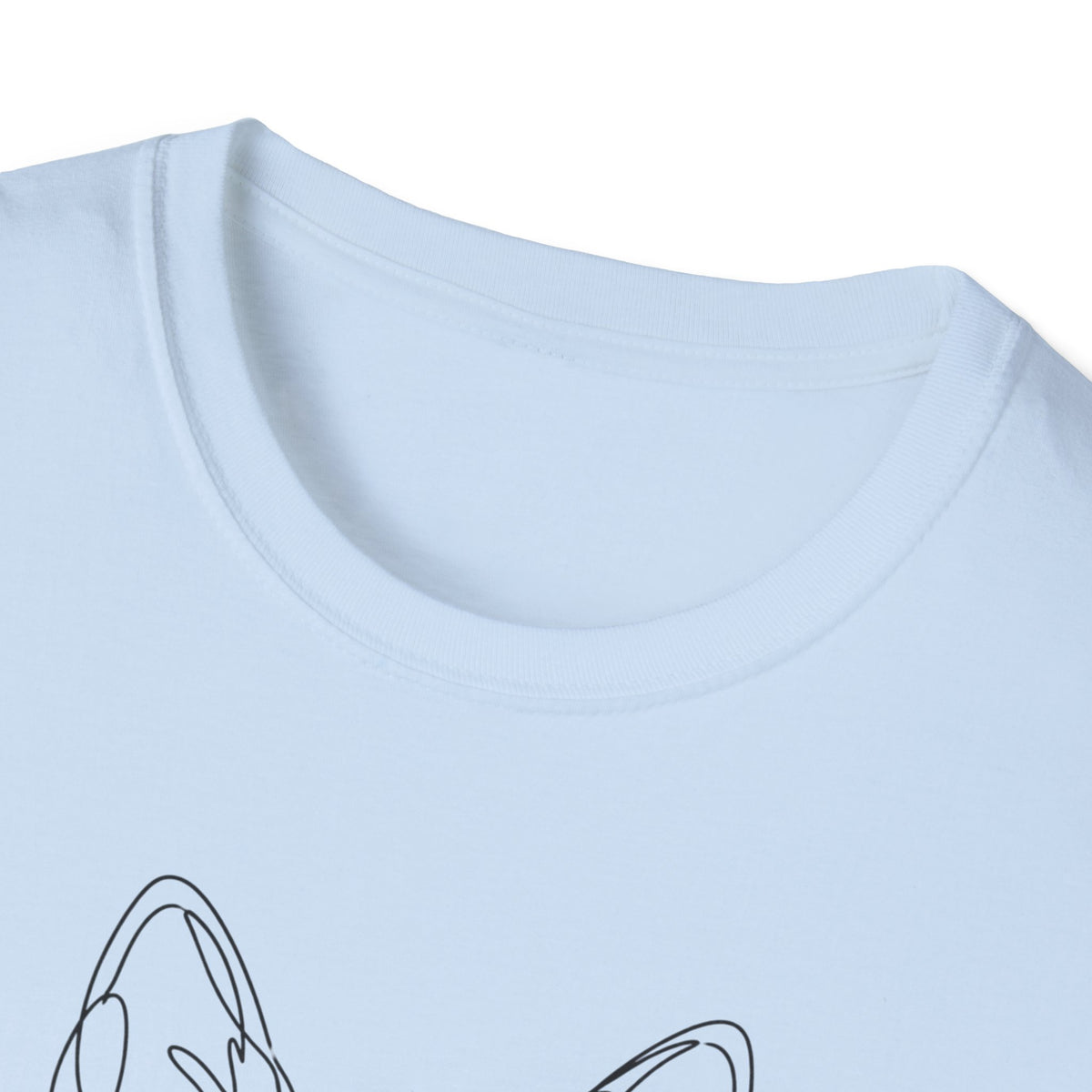 German Shepherd Line art T-Shirt