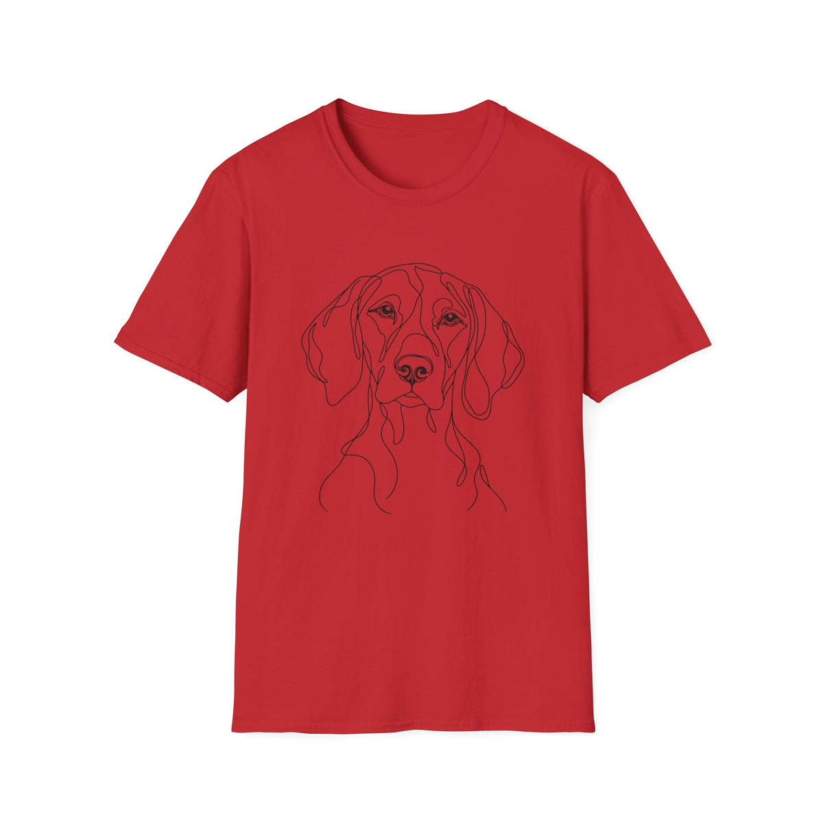 German Shorthaired Pointer line art T-Shirt