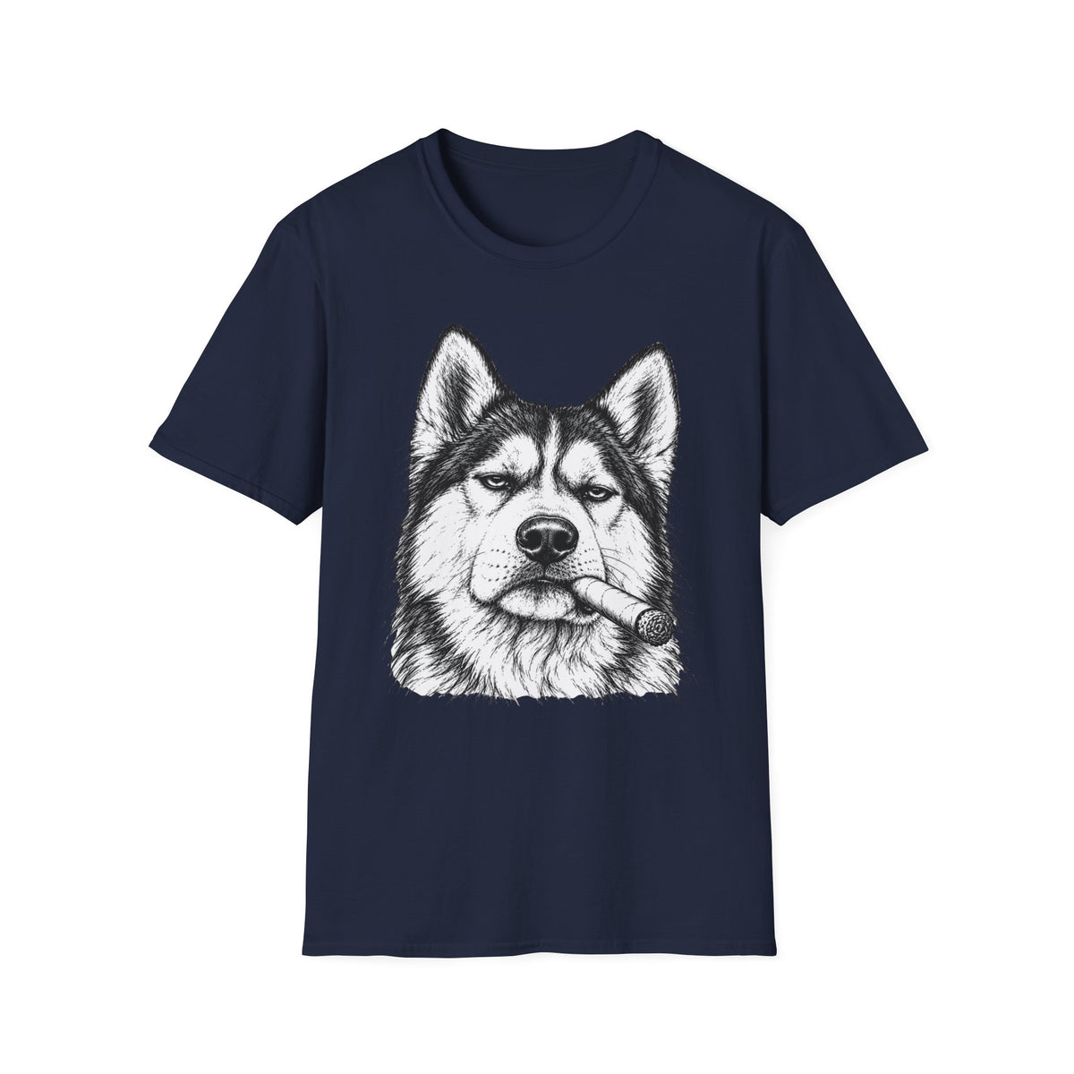 Husky with a Cigar T-Shirt