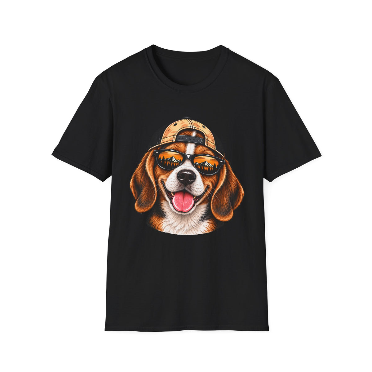 Beagle Hat backwards T-Shirt