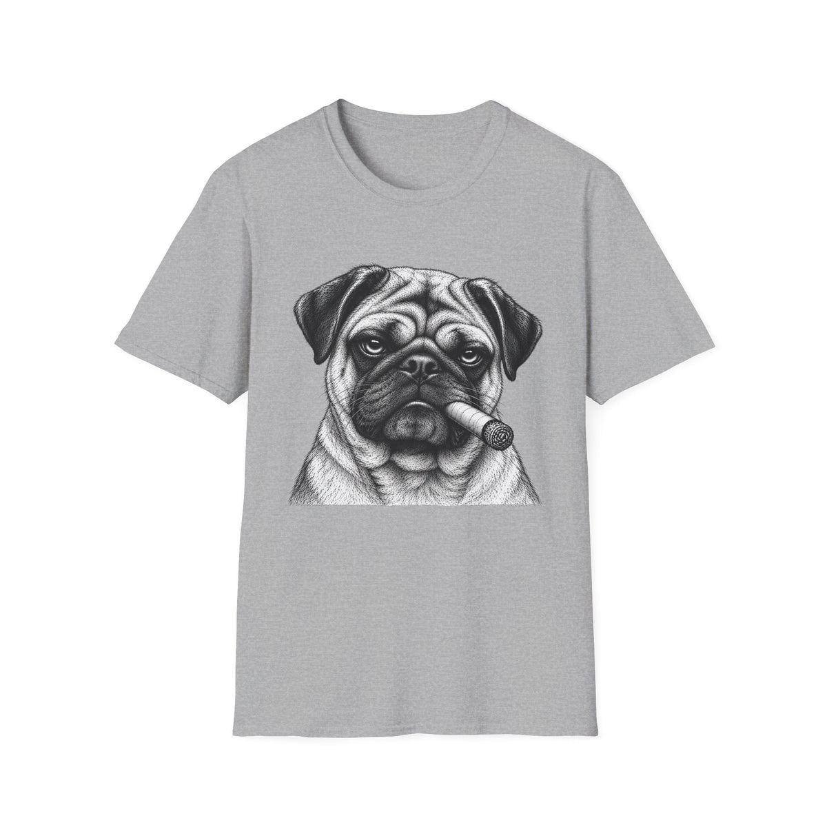 Pug with a Cigar T-Shirt