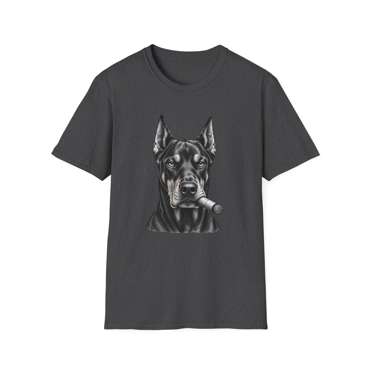 Doberman Pinscher with a Cigar T-Shirt