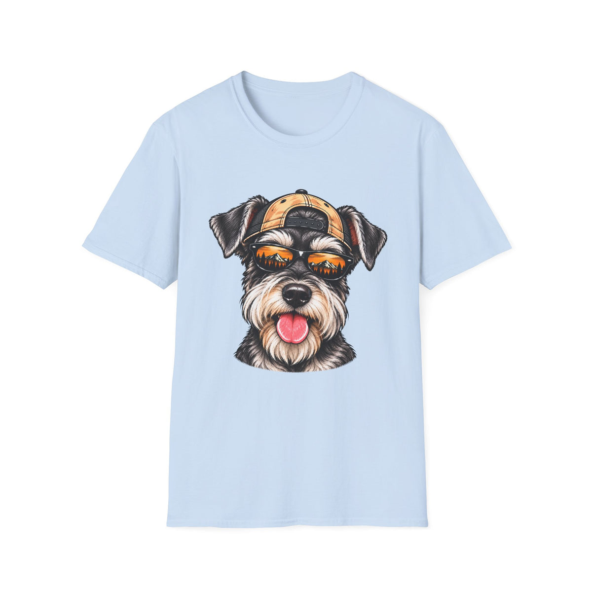 Schnauzer Hat backwards T-Shirt