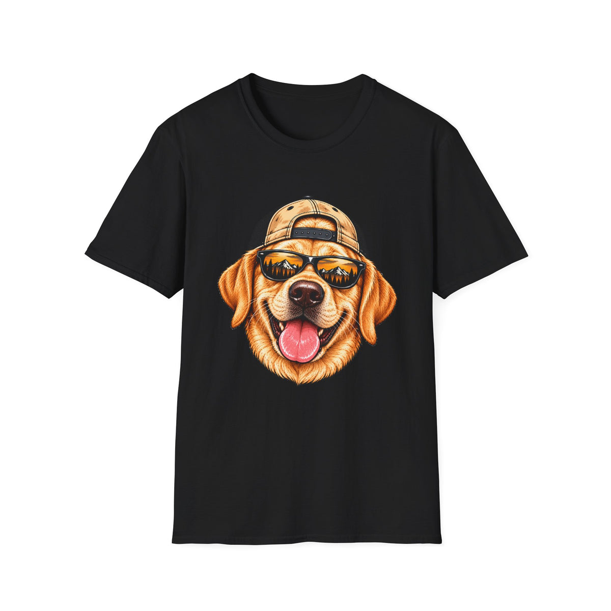 Yellow Lab Hat backwards T-Shirt