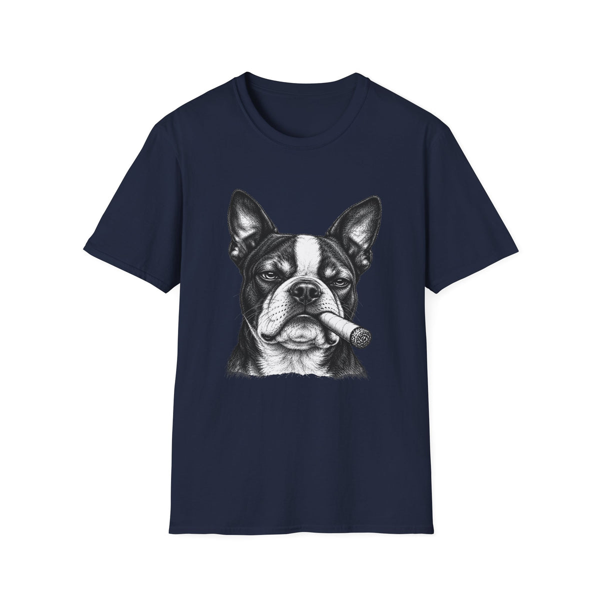 Boston Terrier with a Cigar T-Shirt