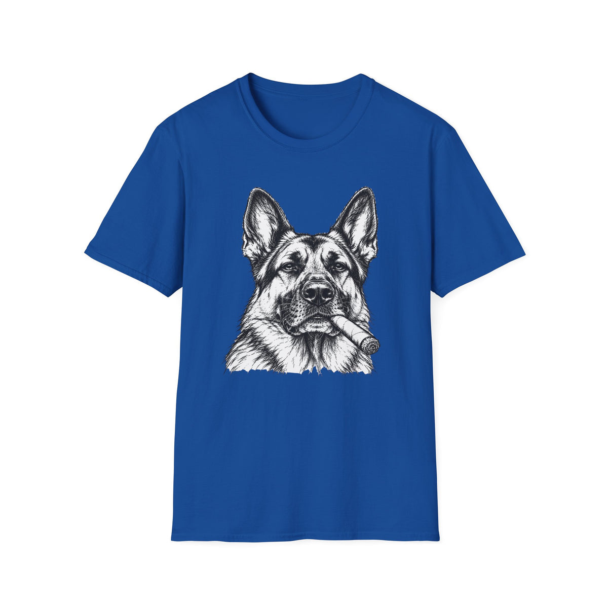 German Shepherd with a Cigar T-Shirt