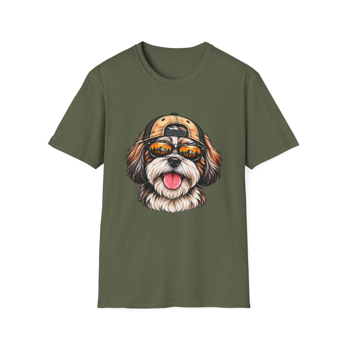 Shih Tzu Hat backwards T-Shirt