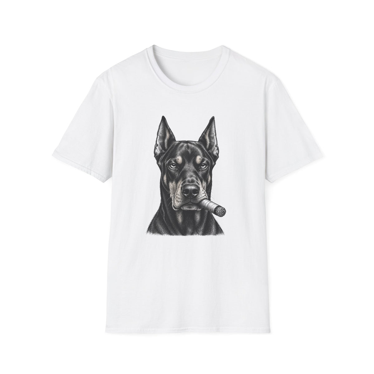 Doberman Pinscher with a Cigar T-Shirt